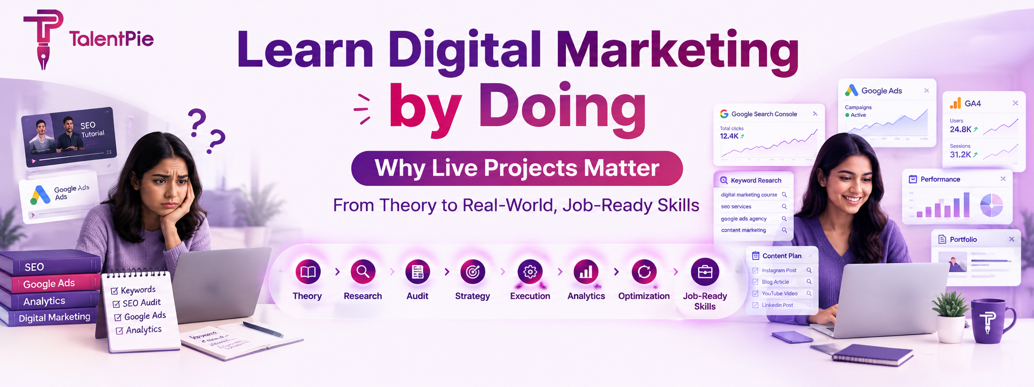 Learn Digital Marketing by Doing: The Power of Live Projects