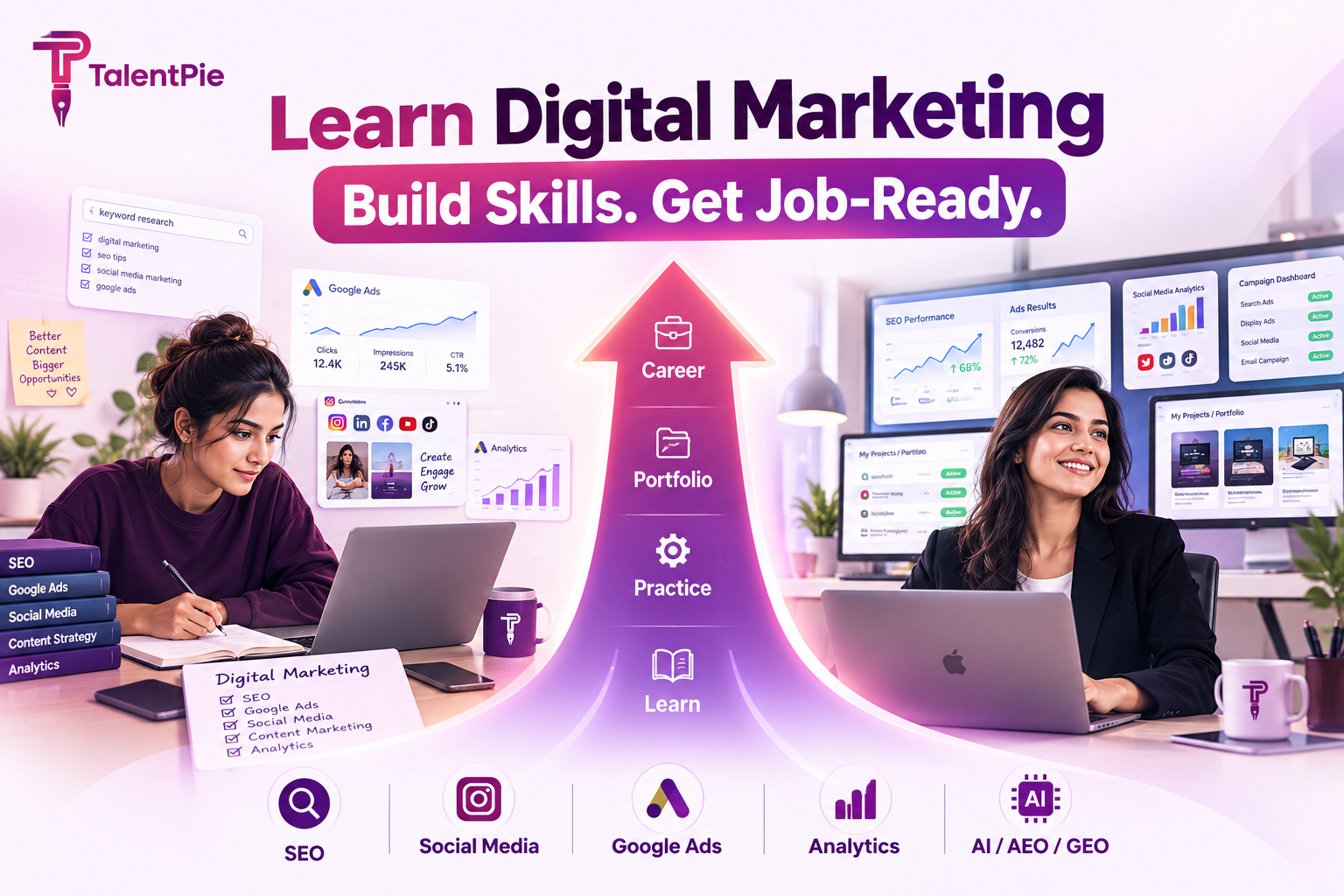 From Learning to Earning: How TalentPie Helps You Build a Digital Marketing Career