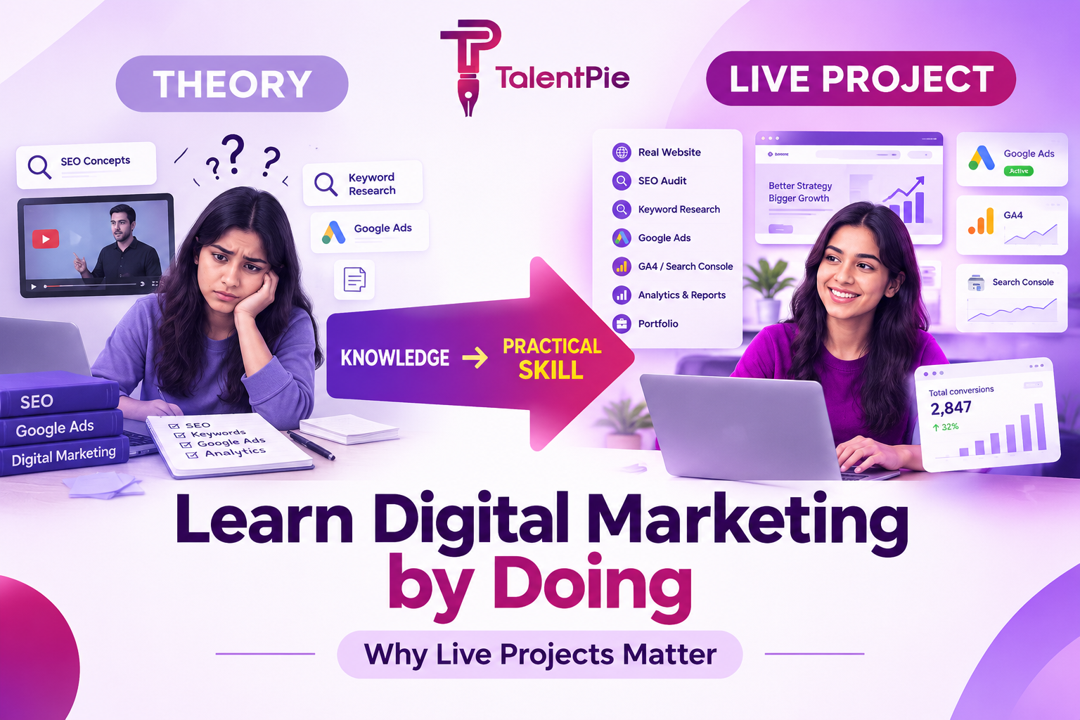 Learn Digital Marketing by Doing: The Power of Live Projects